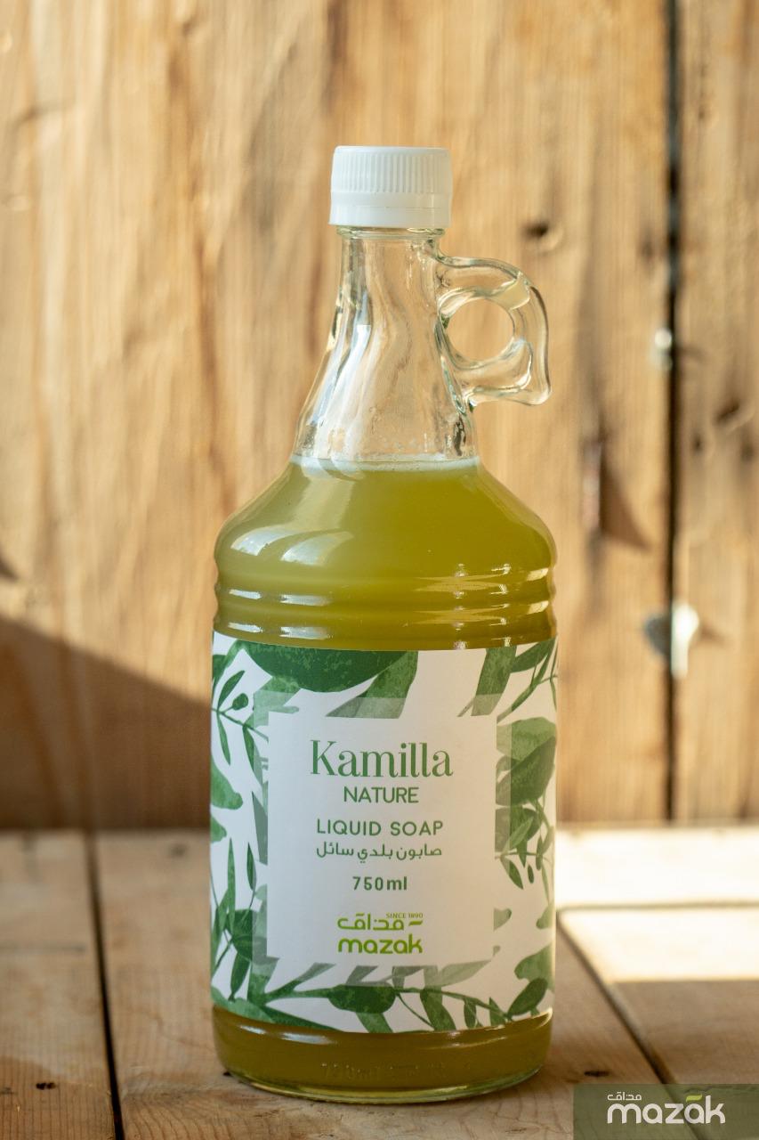 Kamilla Nature liquid soap, 750 ml glass jug